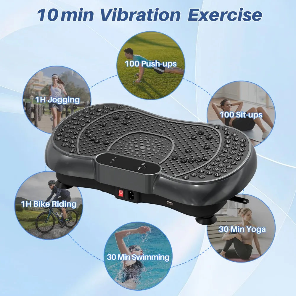 Plateforme Vibrante  – Fitness Complet à Domicile