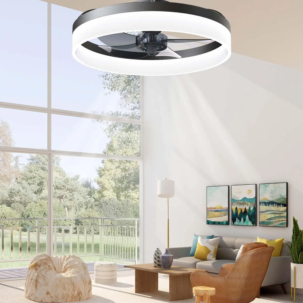 Ventilateur de Plafond avec Lampe LED