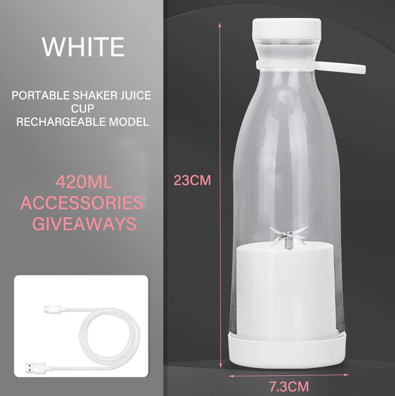 Blender Portable Automatique 350ML – Smoothies & Shakes en 30 Secondes