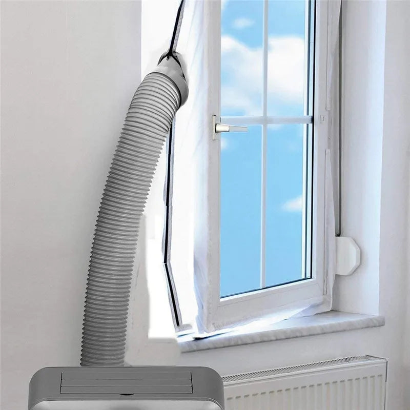 Joint de Fenêtre AirLock pour Climatiseur Portable — Universel, Nylon Imperméable, 3M & 4M