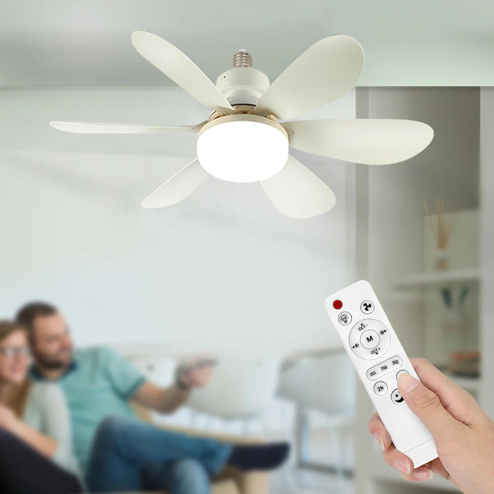 Ventilateur de Plafond avec Lampe LED