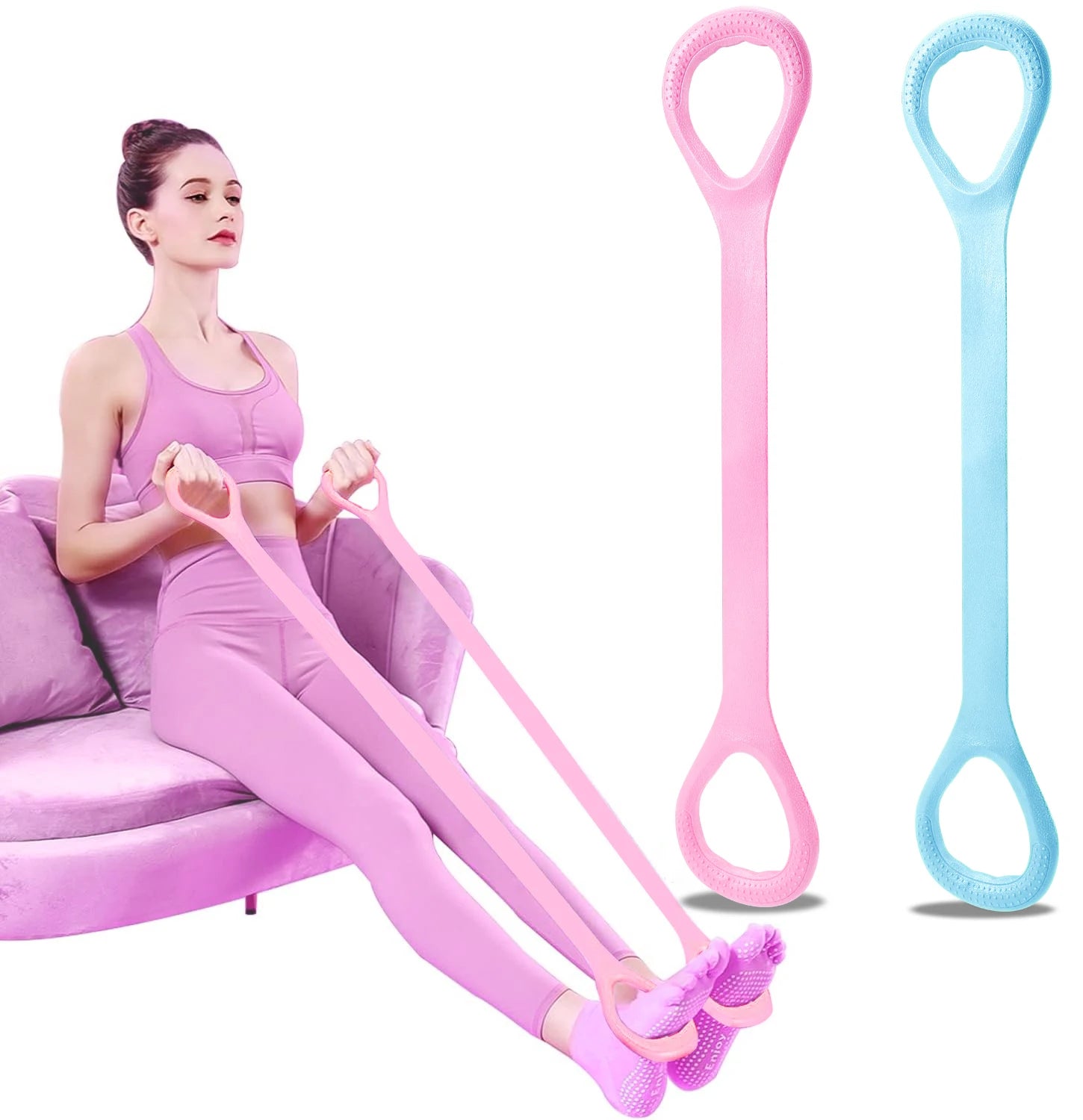 Bandes de Résistance Fitness – 8 Niveaux pour Corps Complet : Bras, Dos, Épaules, Jambes