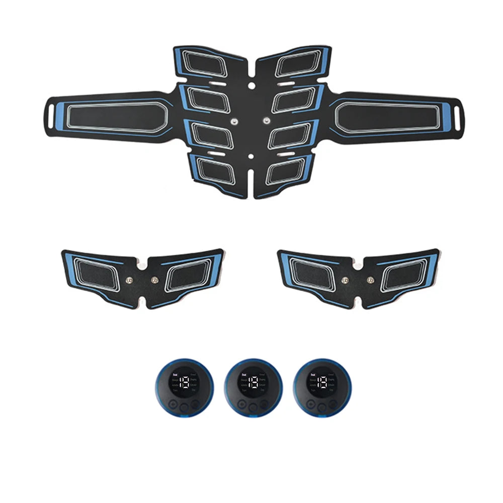 Ceinture Abdos et Corps Électrostimulation – Muscleur Portable Rechargeable USB pour Tonification et Fitness