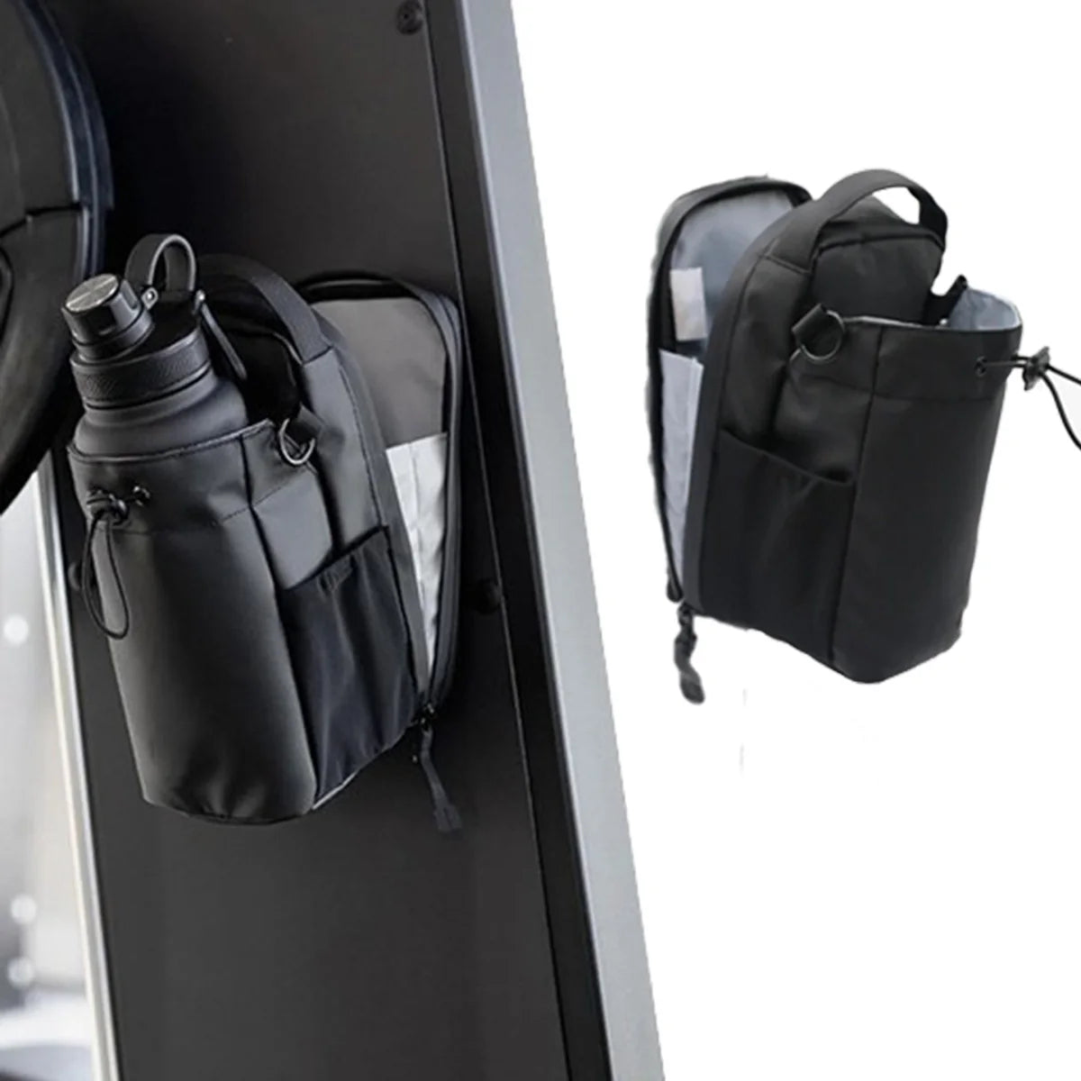 Sac de Sport Magnétique Grande Capacité – Porte-Bouteille, Poche Téléphone, Organisateur d’Accessoires de Gym