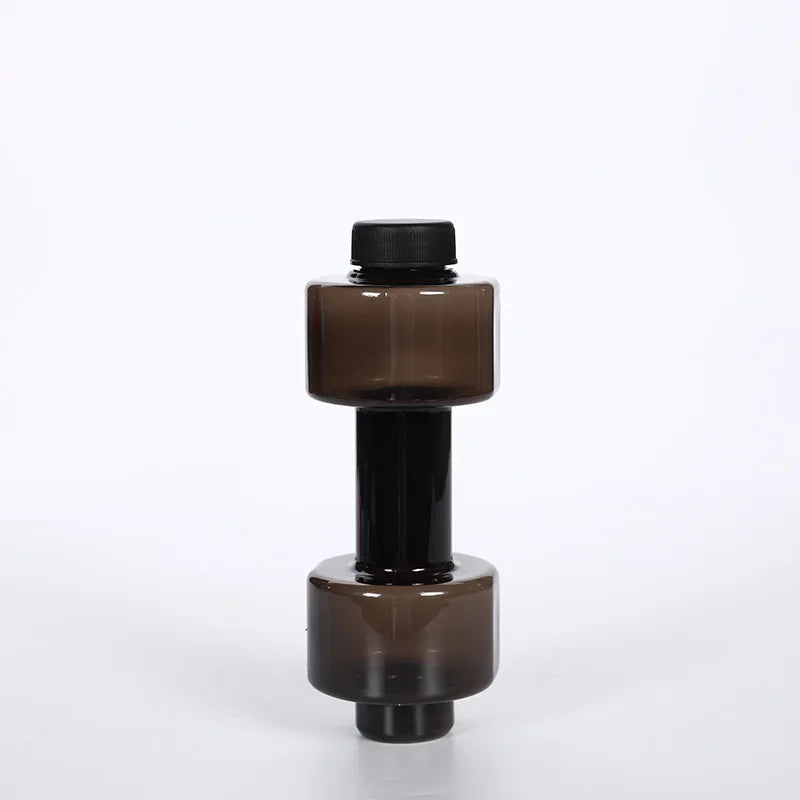 Bouteille d’Eau Haltère 2,6 L – Gourde Fitness Éco-responsable pour Gym, Yoga et Sport