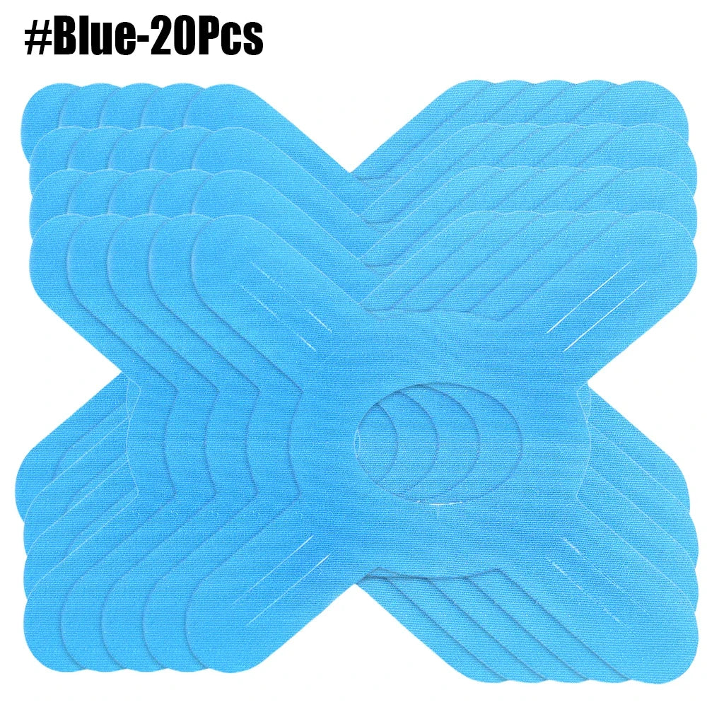 Kinesiology Tape Pré-Découpé – Bande Athlétique Étanche pour Genoux, Muscles et Articulations