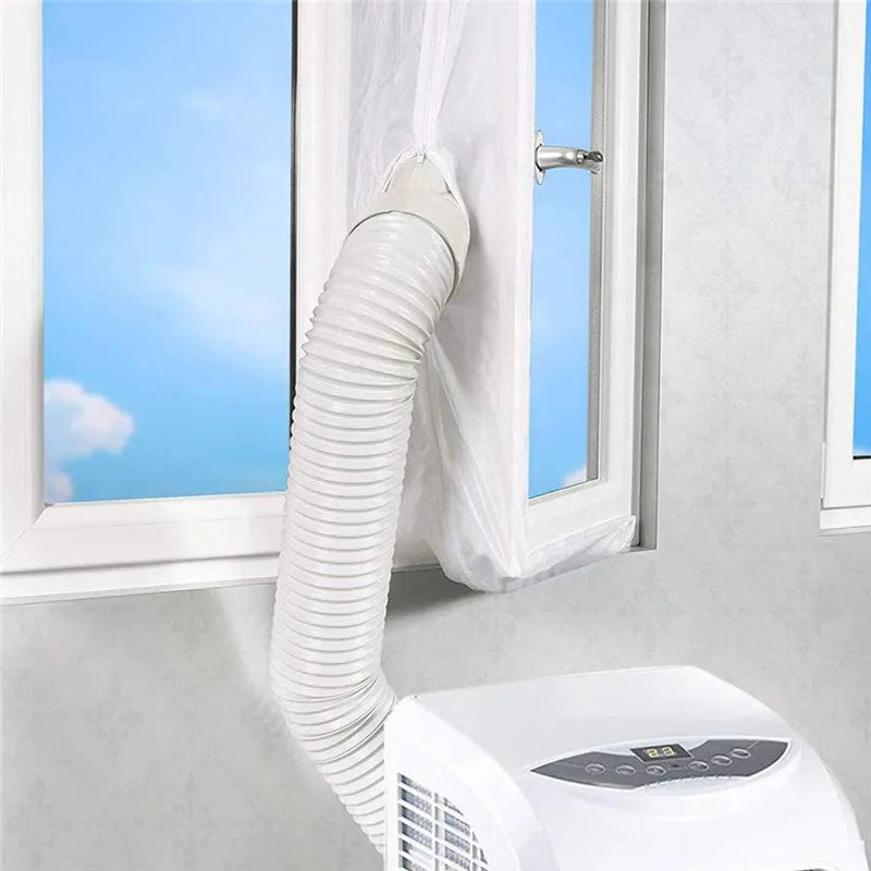 Joint de Fenêtre AirLock pour Climatiseur Portable — Universel, Nylon Imperméable, 3M & 4M