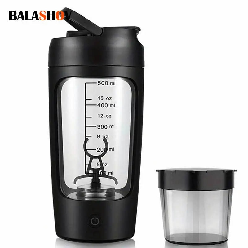 Shaker Portable Électrique 500 ML – Mélange Parfait Sans Grumeaux
