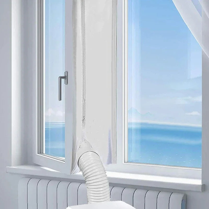 Joint de Fenêtre AirLock pour Climatiseur Portable — Universel, Nylon Imperméable, 3M & 4M