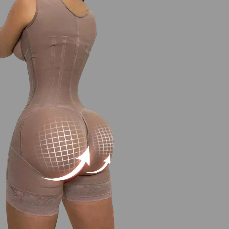 Gaine Colombienne Haute Compression Femme – Postpartum, Contrôle Ventre, Lifting Fessier, Minceur Respirante