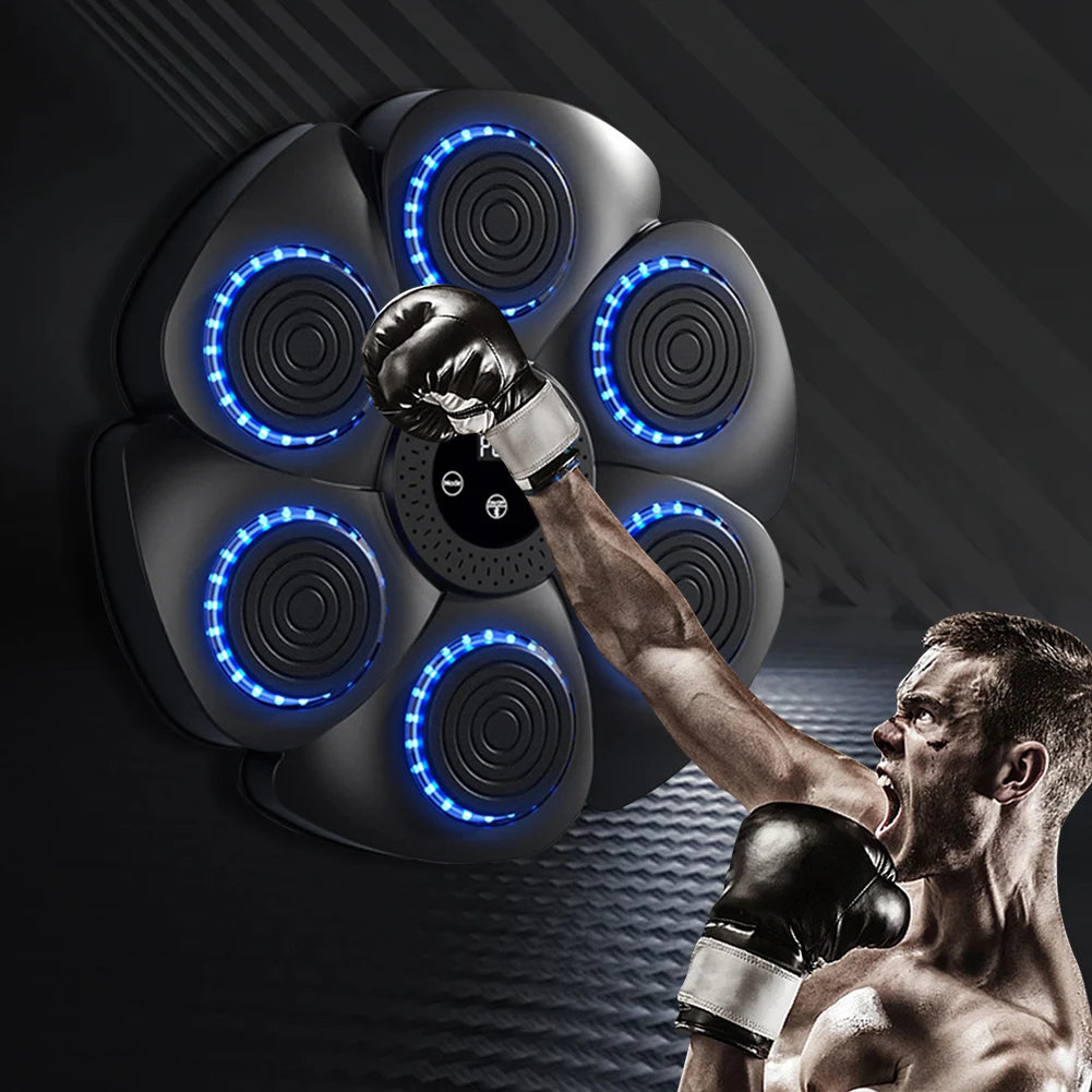 Machine de Boxe Intelligente Musicale – Entraînement Fitness à Domicile