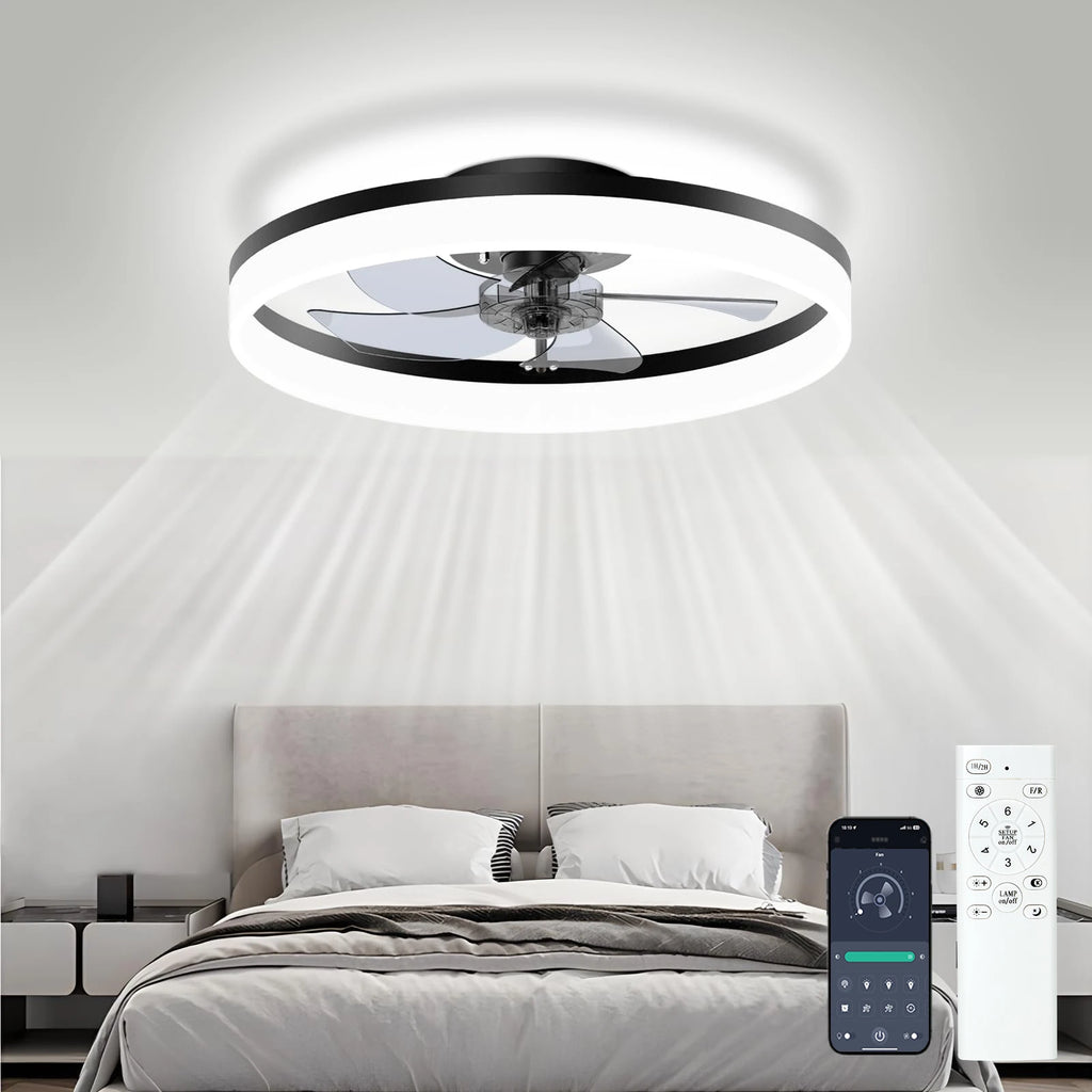 Ventilateur de Plafond avec Lampe LED
