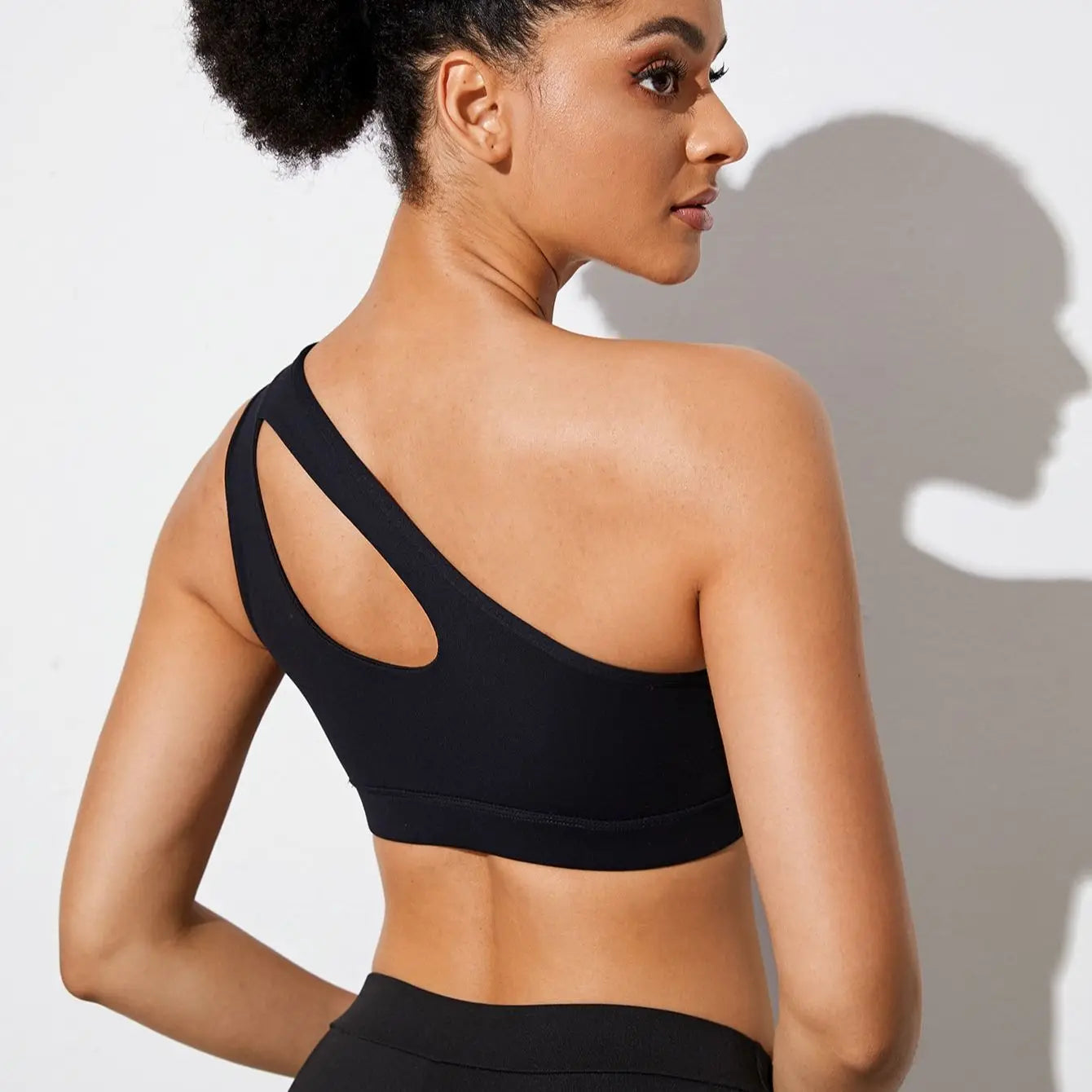 Brassière de Sport Femme Asymétrique Push-Up