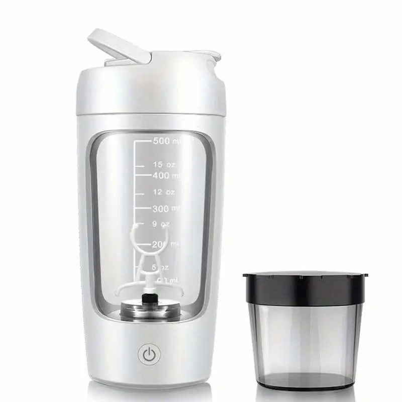 Shaker Portable Électrique 500 ML – Mélange Parfait Sans Grumeaux
