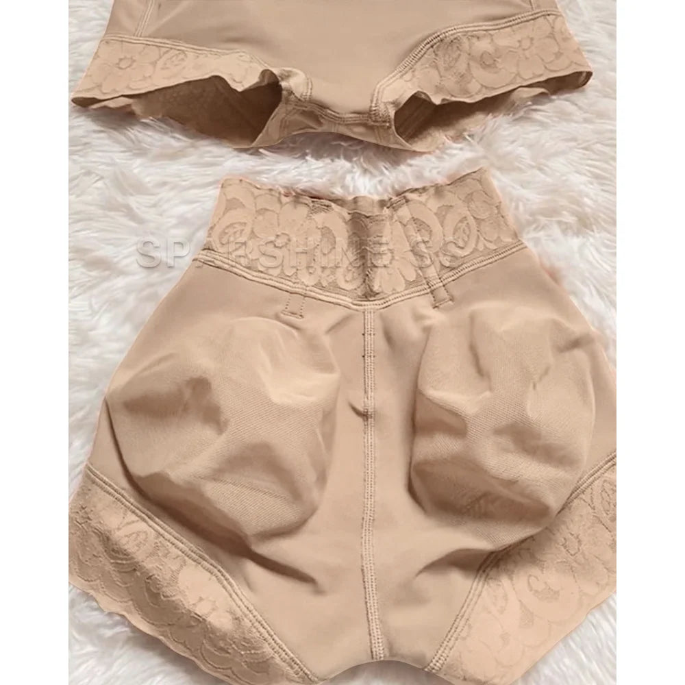 Short fessier colombien – taille haute, effet push-up pour des fesses volumineuses et ventre plat 🍑