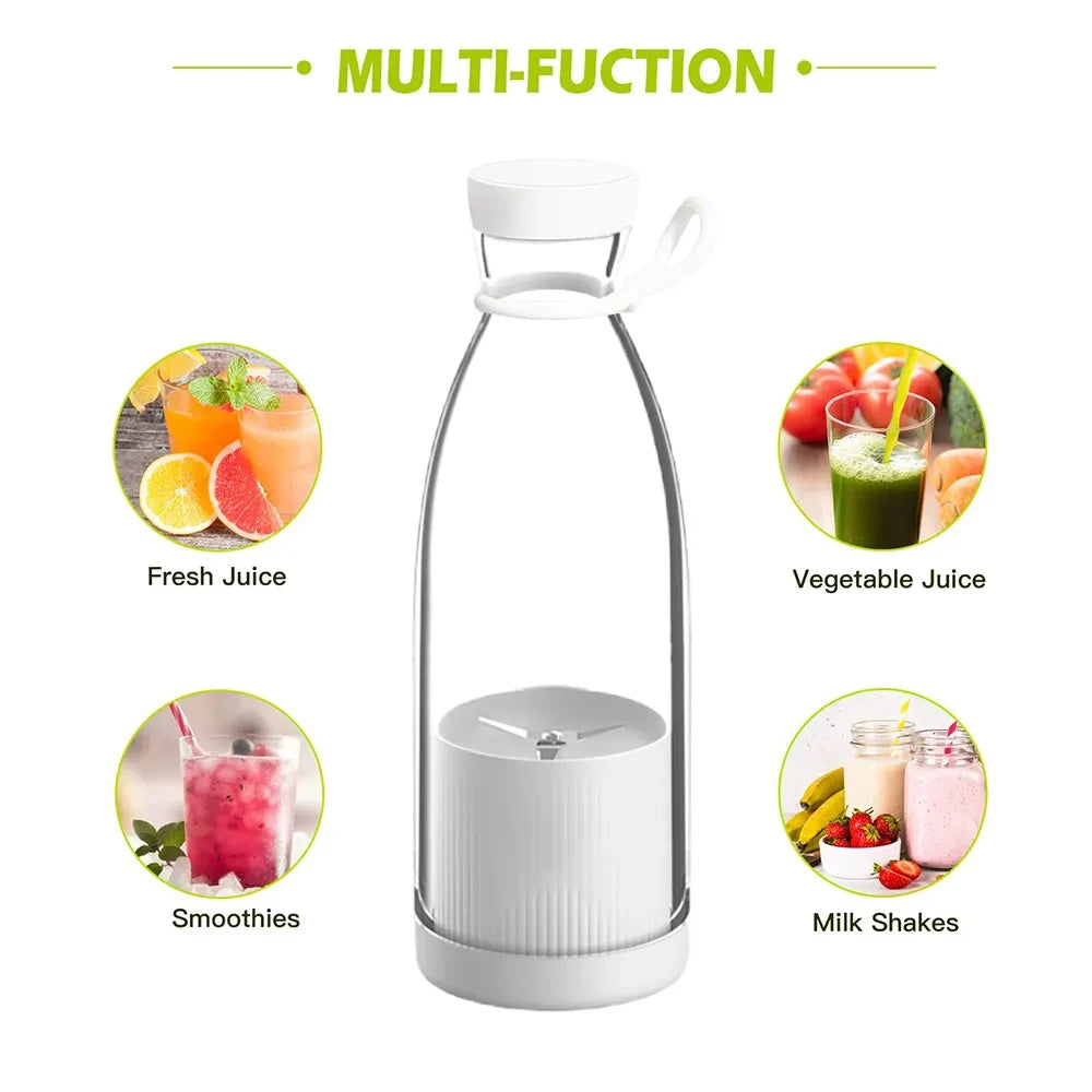 Blender Portable Automatique 350ML – Smoothies & Shakes en 30 Secondes