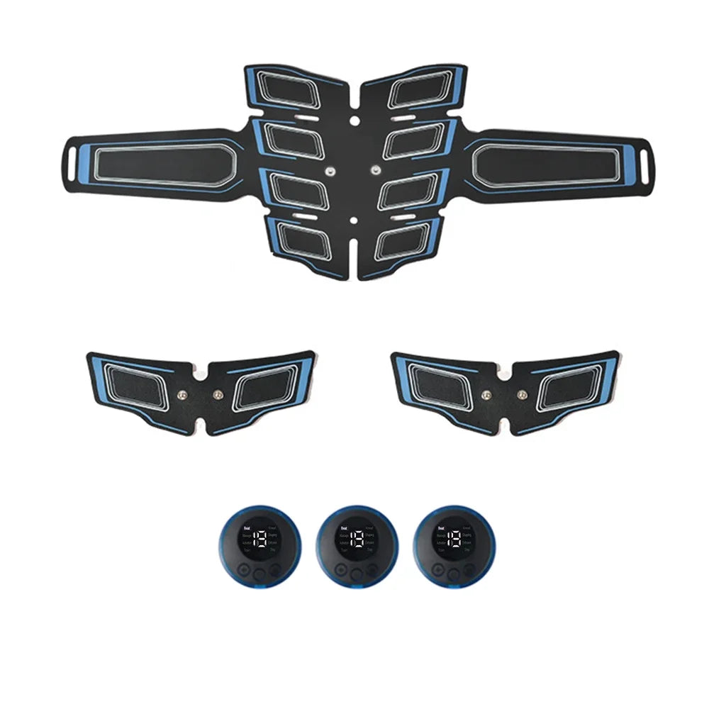 Ceinture Abdos et Corps Électrostimulation – Muscleur Portable Rechargeable USB pour Tonification et Fitness