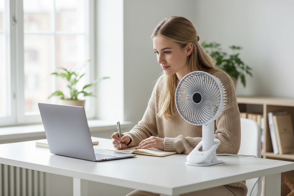 Ventilateur Portable Multifonction USB — Sans Fil & Ultra Silencieux