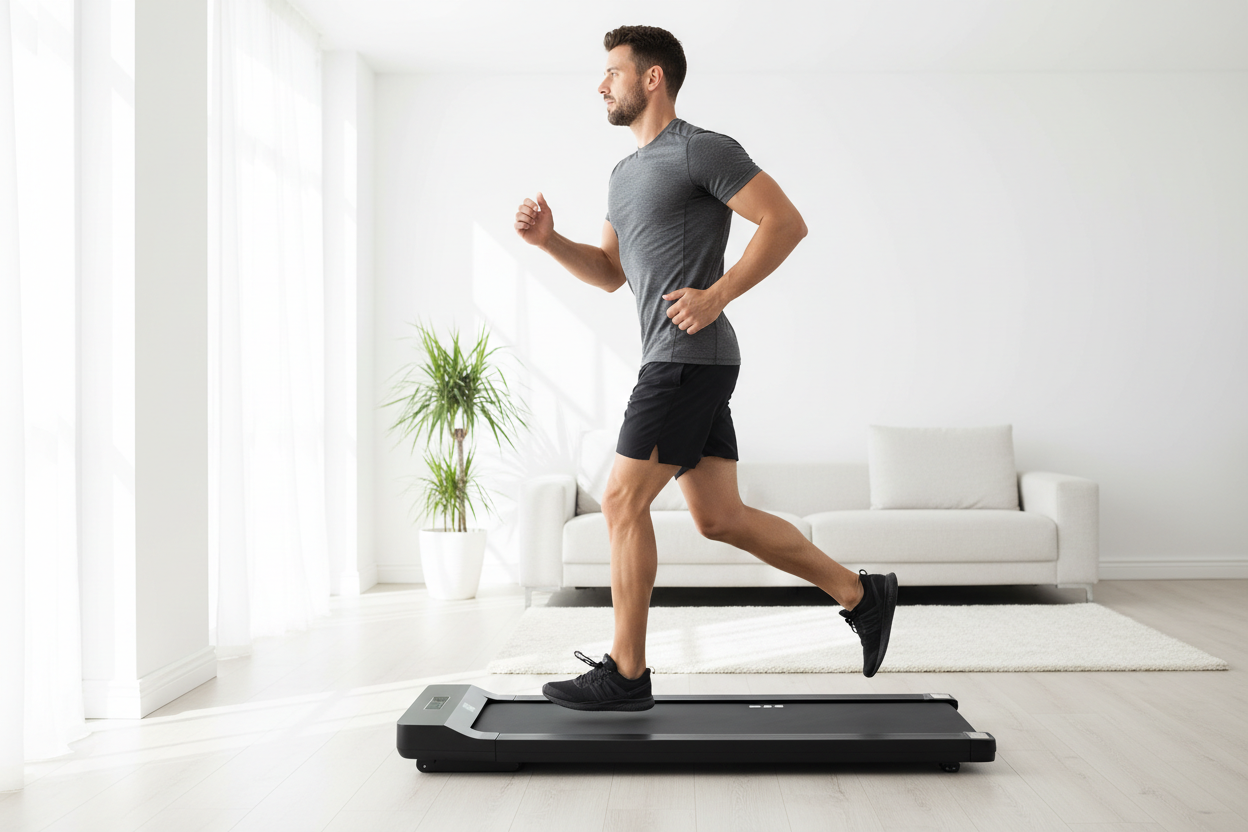 Tapis de Course Pliable 2-en-1