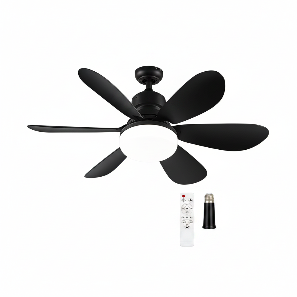 Ventilateur de Plafond Noir - Studio