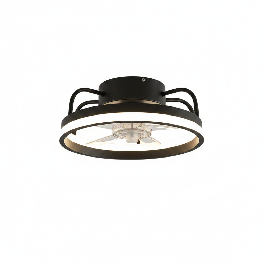 Lampe Ventilateur Noir - Studio