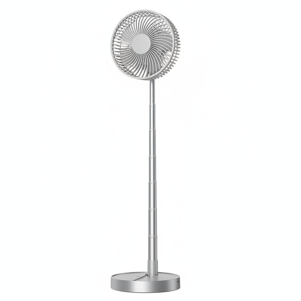 Ventilateur sur Pied Argent - Studio