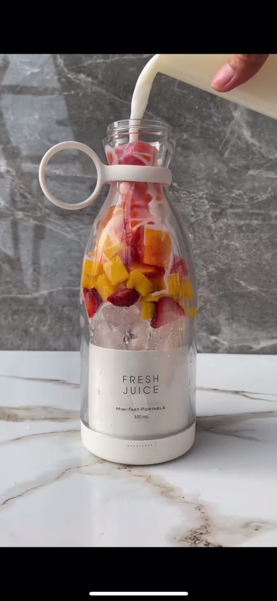 Blender Portable Automatique 350ML – Smoothies & Shakes en 30 Secondes