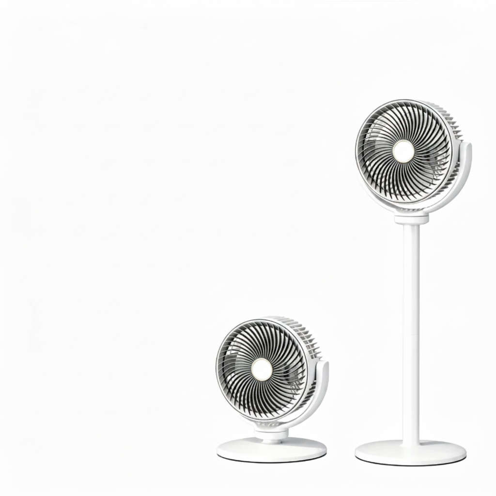 Ventilateur fond blanc