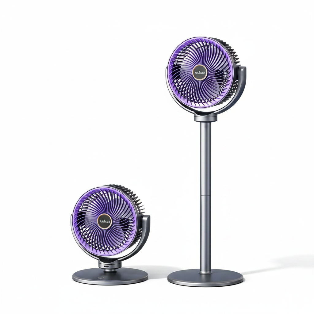 Ventilateur Portable  — Silencieux, Réglable & Longue Autonomie